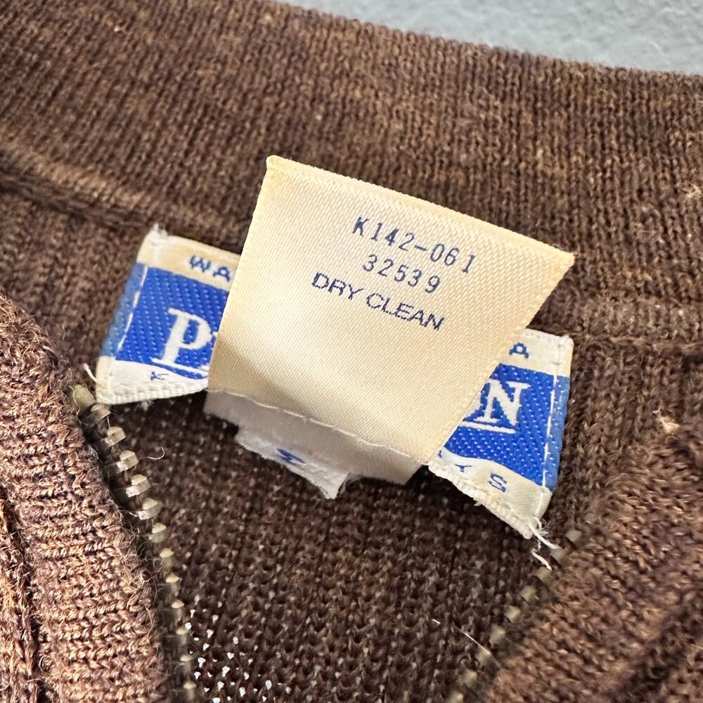 Vintage Pendleton Knockabouts Wool Blend Brown Ri… - image 3